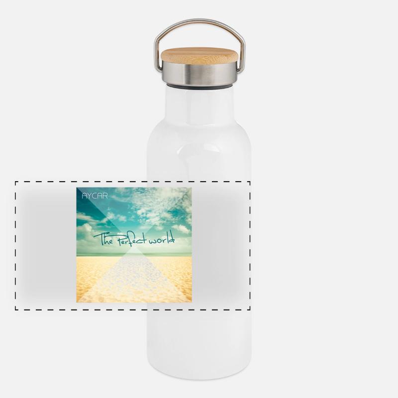 Die Perfekte Welt CD Cover Panorama Thermosflasche mit Bambusdeckel