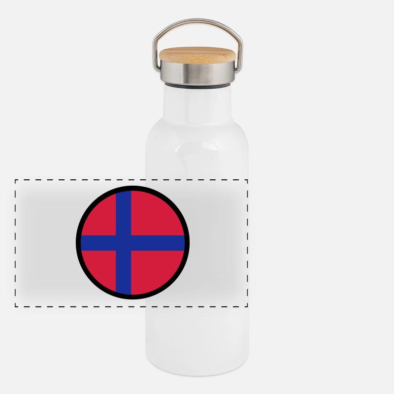 Marked by Denmark Panoramic Thermal Bottle with Bamboo Lid