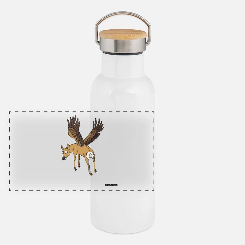 cerfs volants Gourde isotherme avec bouchon en bambou