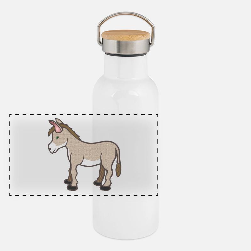 ass Panoramic Thermal Bottle with Bamboo Lid