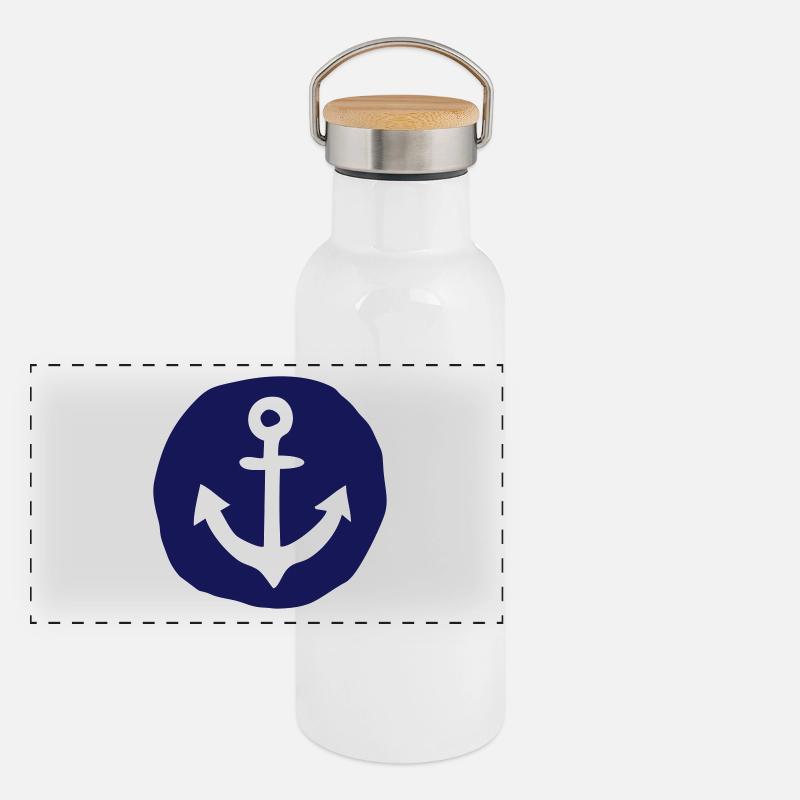 ancre Gourde isotherme avec bouchon en bambou
