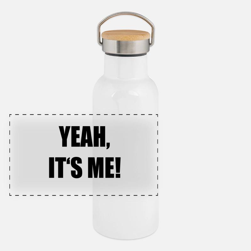 yeah Panoramic Thermal Bottle with Bamboo Lid