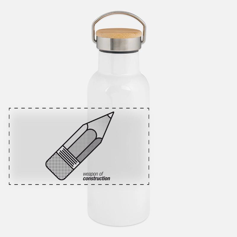 Weapons Of Construction Panoramic Thermal Bottle with Bamboo Lid