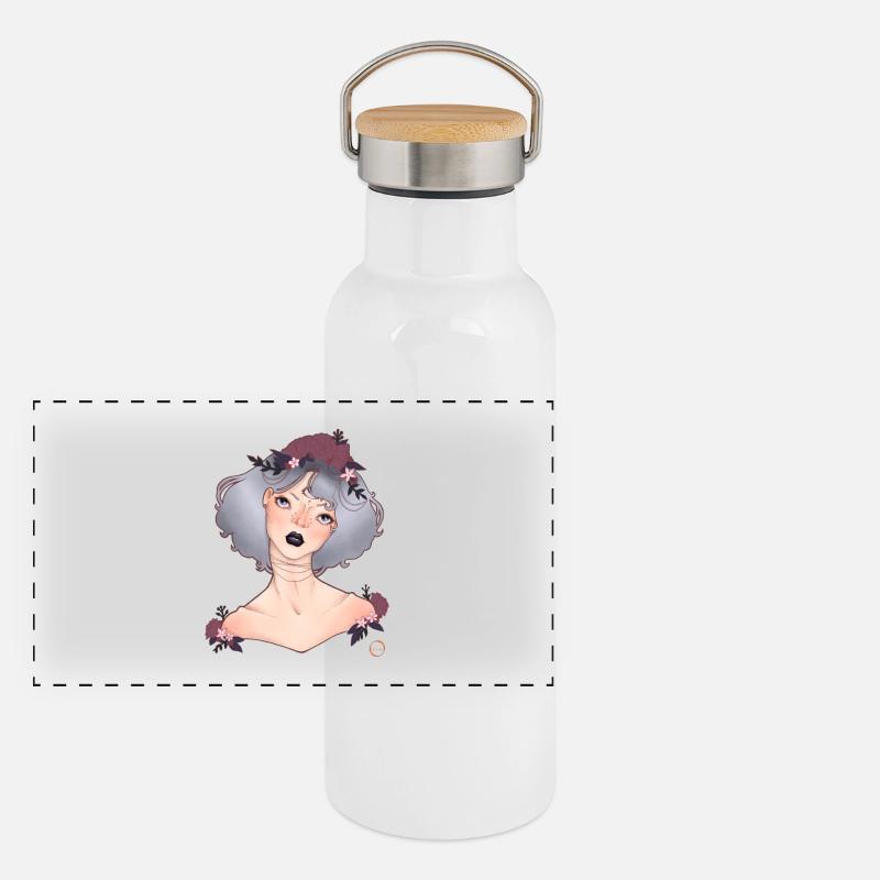 Triclops (Fae) Panorama Thermosflasche mit Bambusdeckel