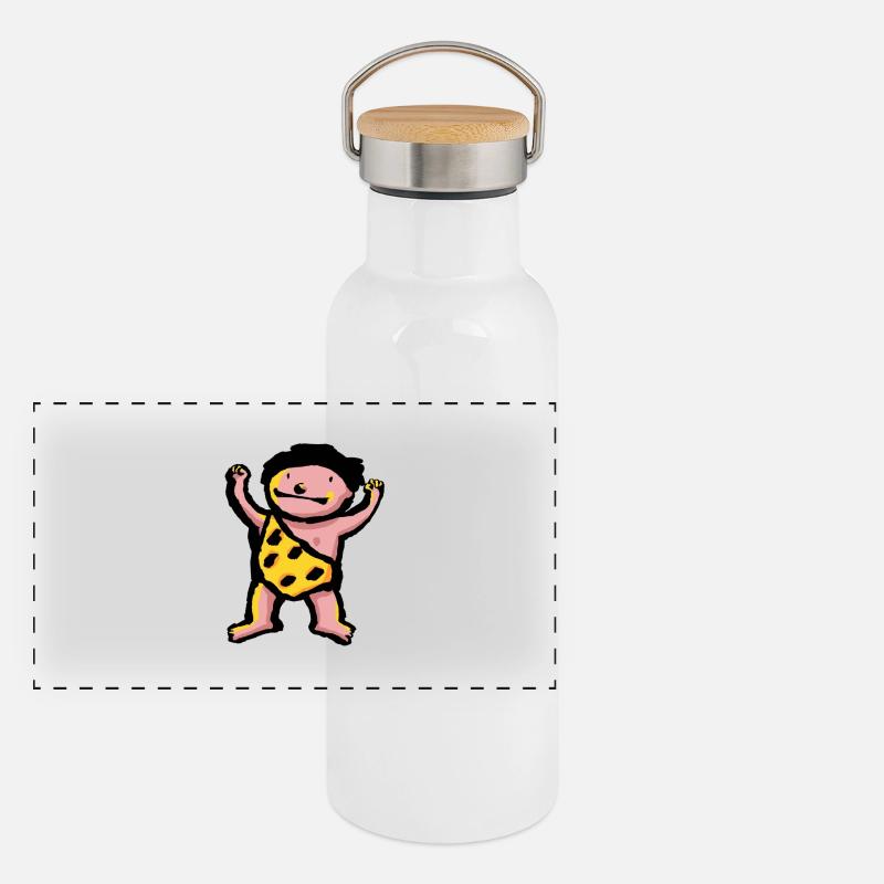 It's Me the strongest! Panoramic Thermal Bottle with Bamboo Lid