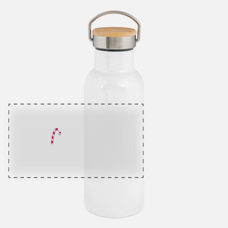 Christmas Dear Santa i can explain Panorama Thermosflasche mit Bambusdeckel