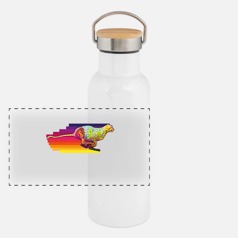 Gepart in action Panoramic Thermal Bottle with Bamboo Lid