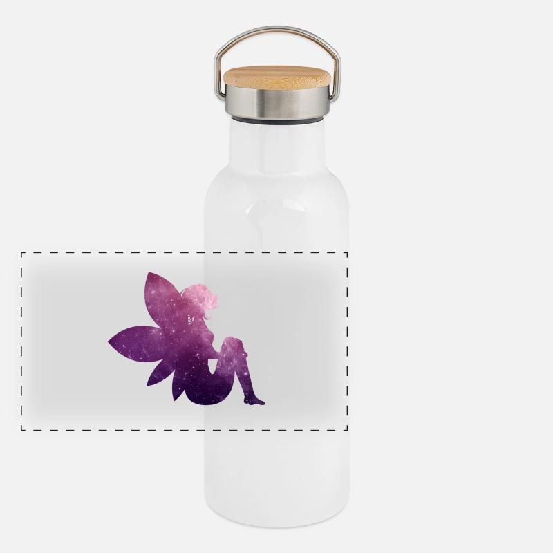 fairy Panoramic Thermal Bottle with Bamboo Lid