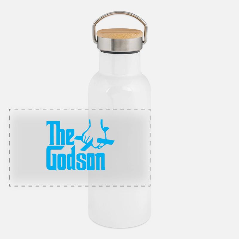 The Godson Panoramic Thermal Bottle with Bamboo Lid