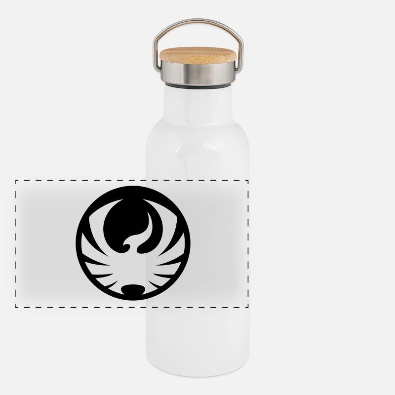 Phönix Panorama Thermosflasche mit Bambusdeckel