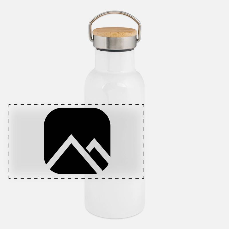 SHAPES FORMEN CLEAN Panorama Thermosflasche mit Bambusdeckel