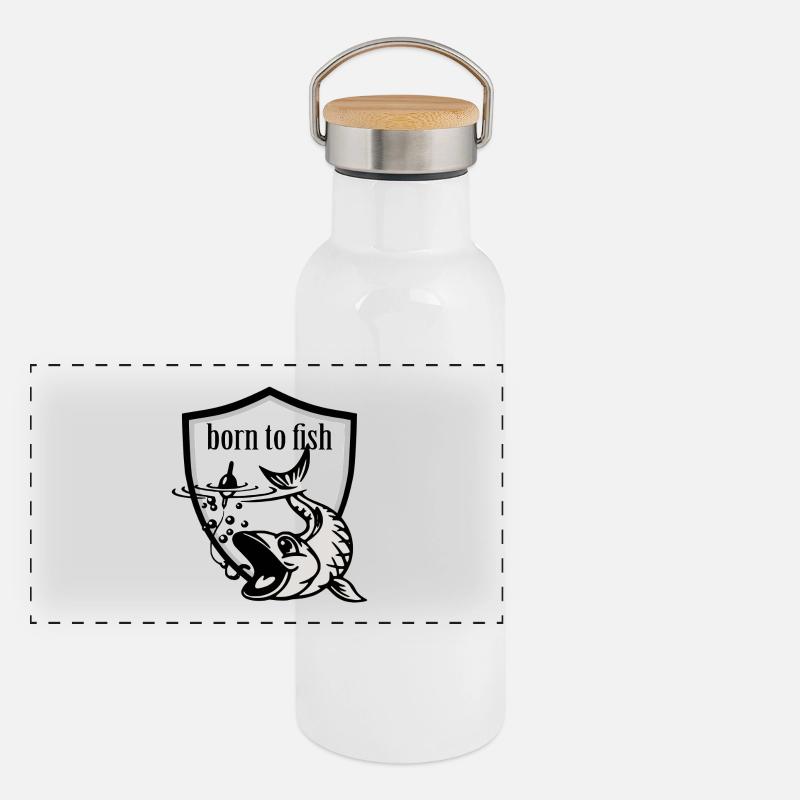 angler Panoramic Thermal Bottle with Bamboo Lid