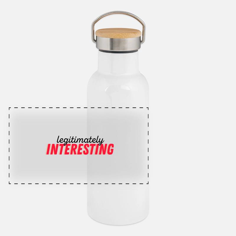 Legitimately insteresting Panoramic Thermal Bottle with Bamboo Lid