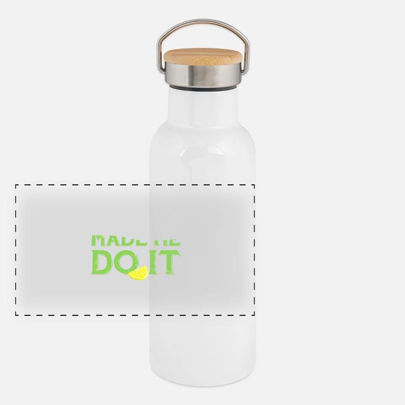 Margaritas Made Me Do It cadeau Gourde isotherme avec bouchon en bambou