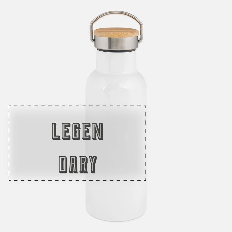 legendary Panorama Thermosflasche mit Bambusdeckel