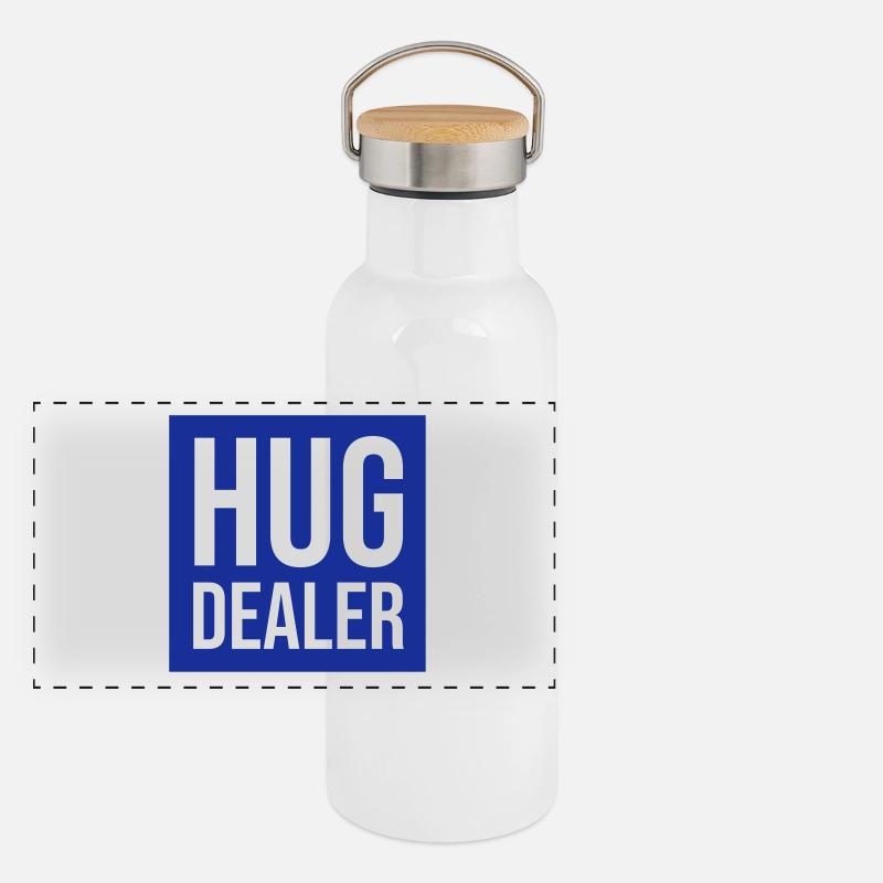 Concessionnaire Hug Gourde isotherme avec bouchon en bambou