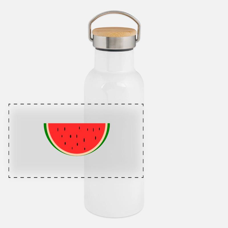 watermelon Panoramic Thermal Bottle with Bamboo Lid