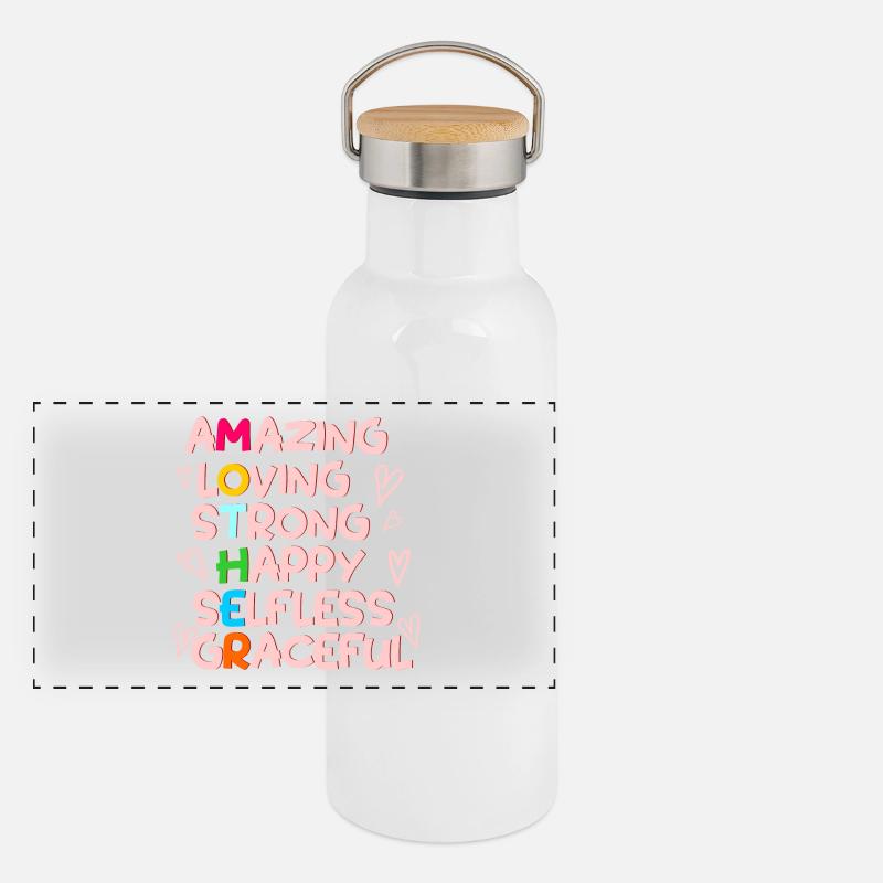 MOTHER Panoramic Thermal Bottle with Bamboo Lid