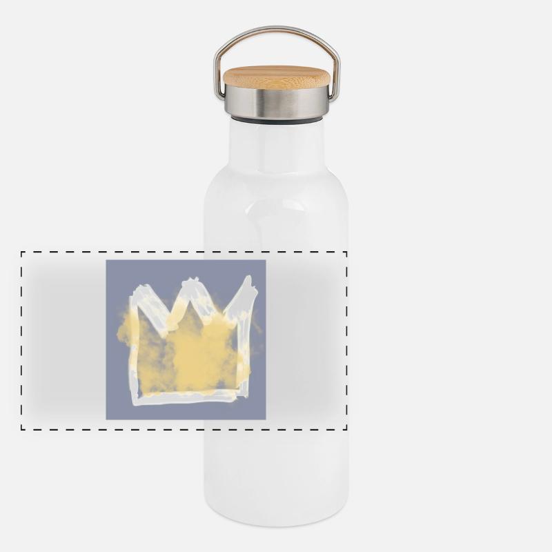 Krone Panorama Thermosflasche mit Bambusdeckel