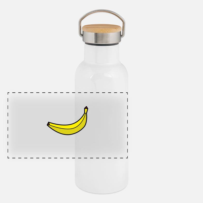 banana Panoramic Thermal Bottle with Bamboo Lid
