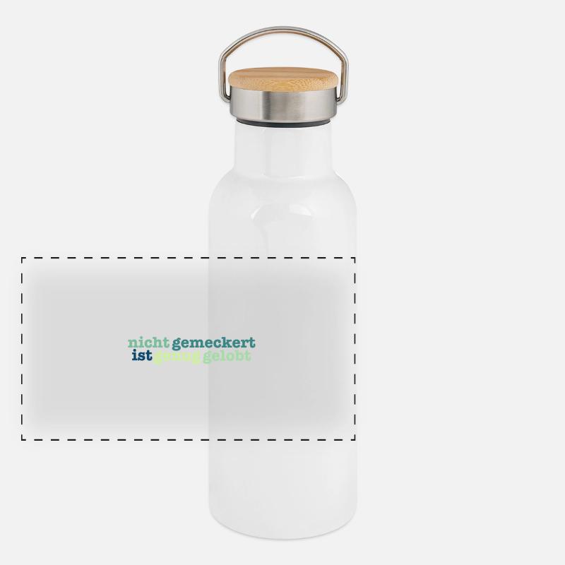 not bitched enough is praised Panoramic Thermal Bottle with Bamboo Lid