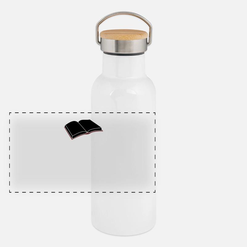 books Panoramic Thermal Bottle with Bamboo Lid