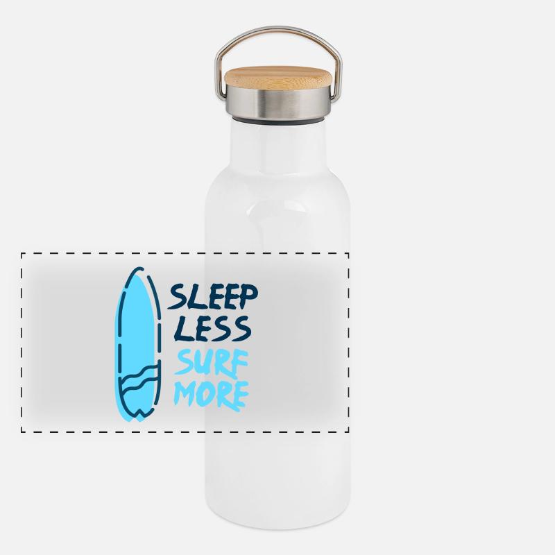Surf - Sleep Less Surf Plus Gourde isotherme avec bouchon en bambou