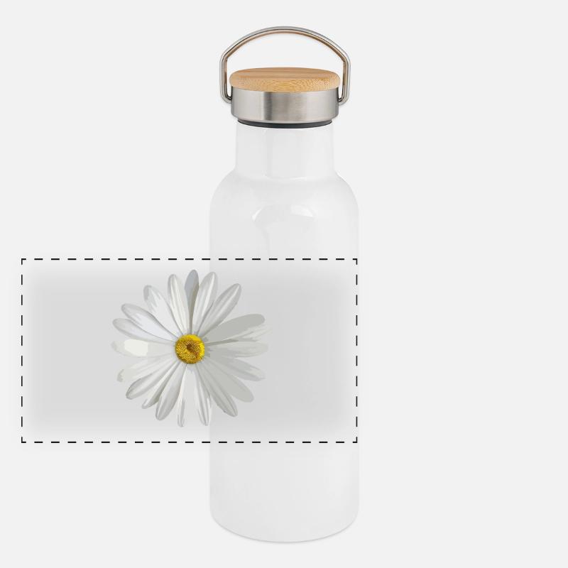 daisy Panoramic Thermal Bottle with Bamboo Lid