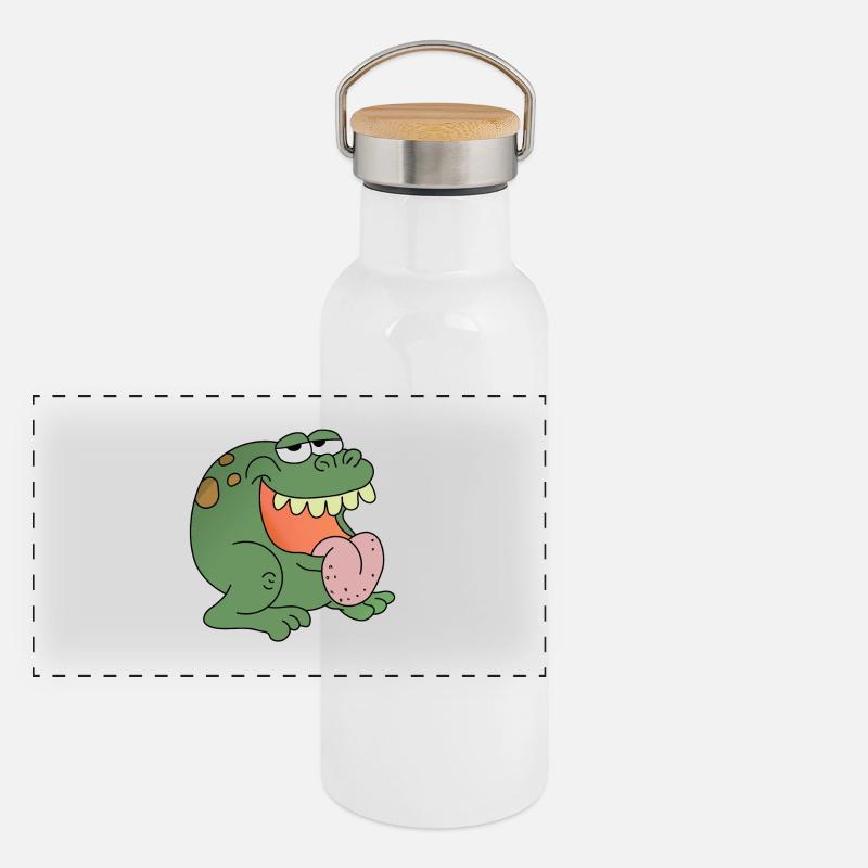 frog Panoramic Thermal Bottle with Bamboo Lid