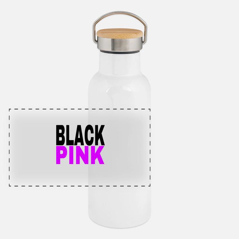 BLACKPINK Panorama Thermosflasche mit Bambusdeckel