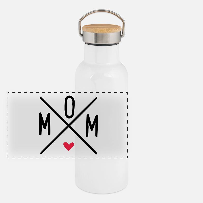 mom Panoramic Thermal Bottle with Bamboo Lid