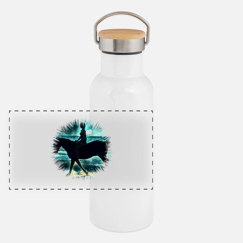 Monter Gourde isotherme avec bouchon en bambou
