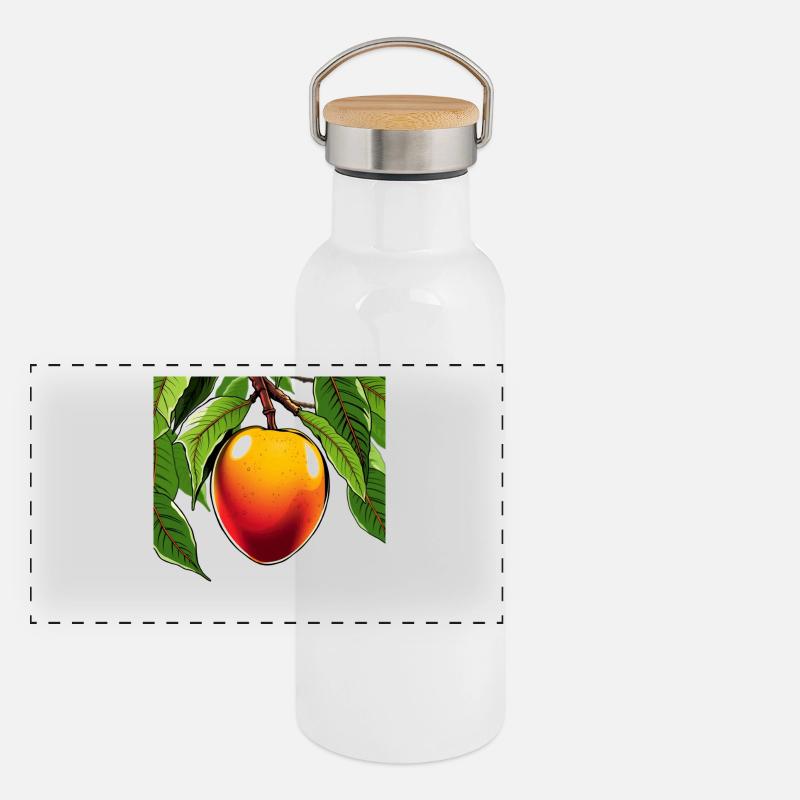 Mangue Gourde isotherme avec bouchon en bambou