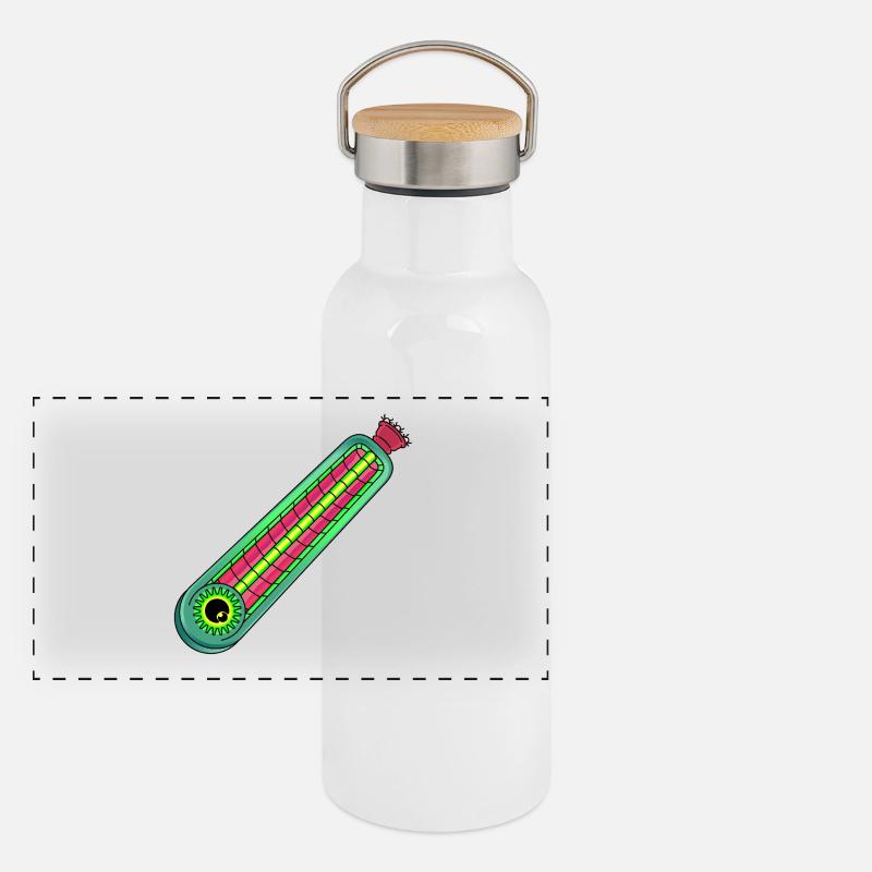 FIEBER Panorama Thermosflasche mit Bambusdeckel