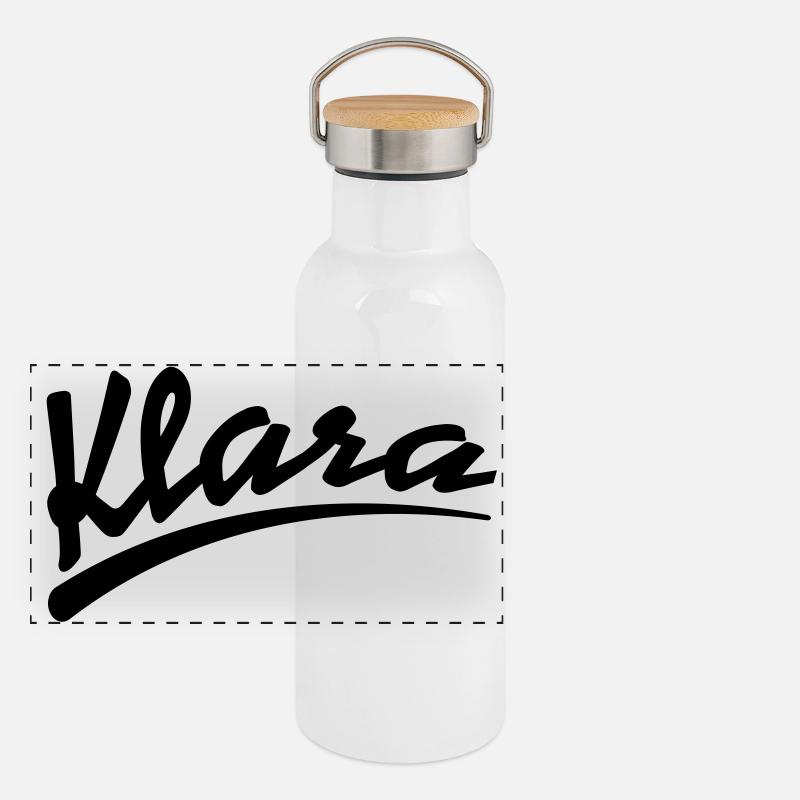 Klara Panorama Thermosflasche mit Bambusdeckel