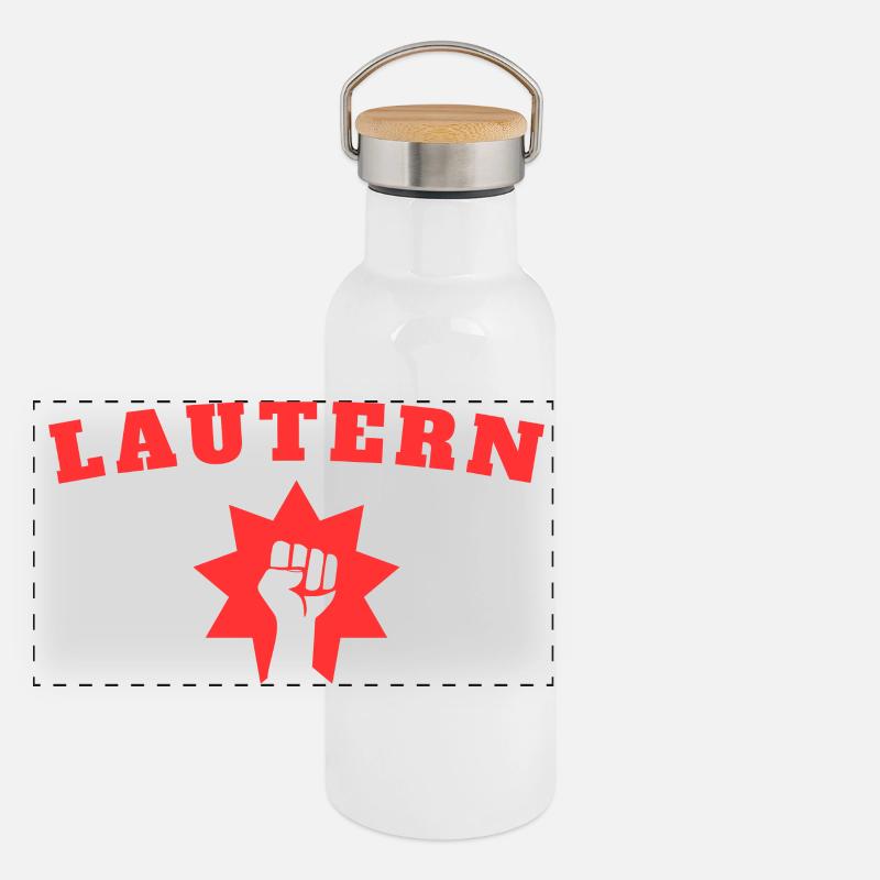 Kaiserslautern Panoramic Thermal Bottle with Bamboo Lid