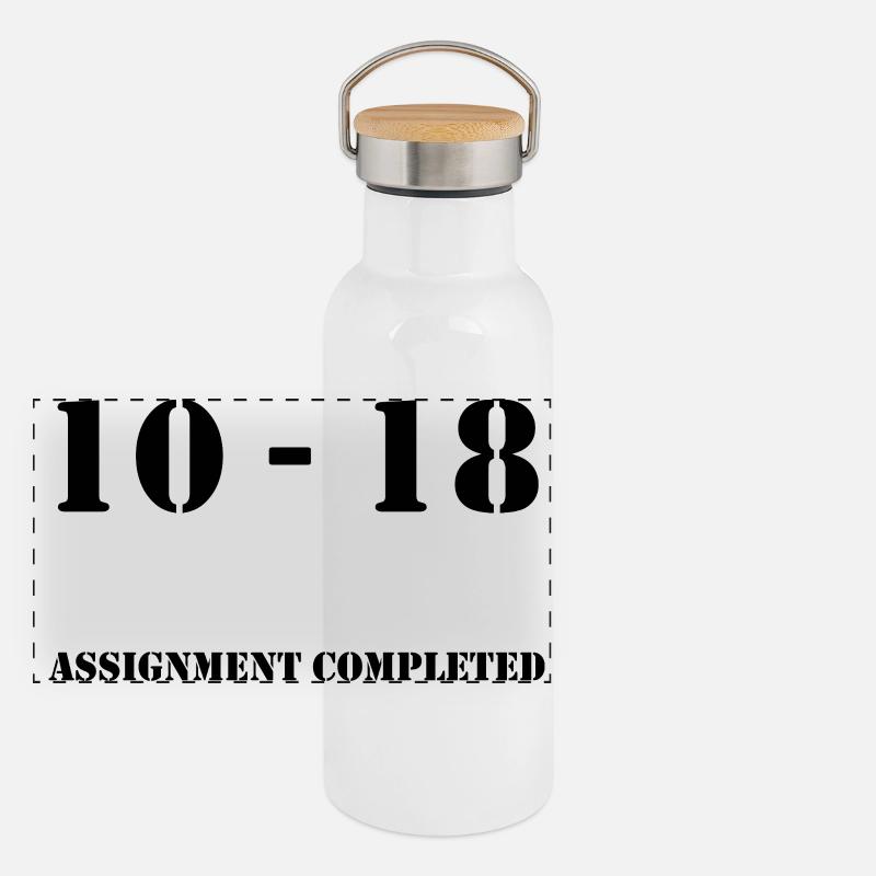 10-18_MP_Assignment_completed - Gourde isotherme avec bouchon en bambou - blanc