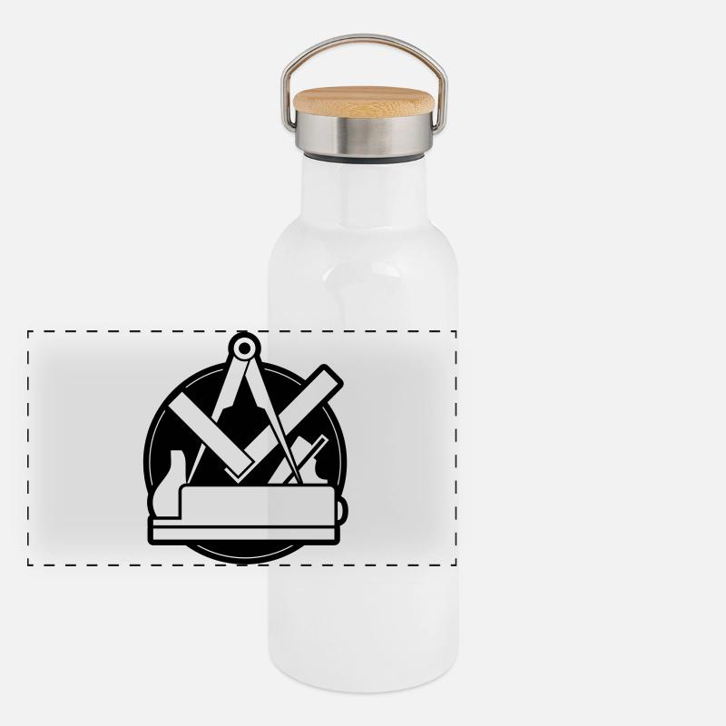 Carpenters' guild Panoramic Thermal Bottle with Bamboo Lid