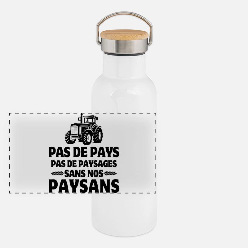 Bauer, Bauer, Bauer Panorama Thermosflasche mit Bambusdeckel