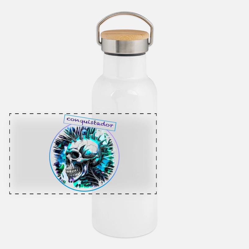 Conquistador Gourde isotherme avec bouchon en bambou