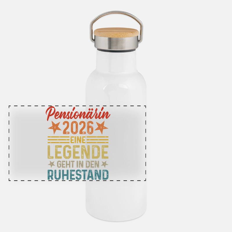 Pensioner 2026 Legend Retires Panoramic Thermal Bottle with Bamboo Lid