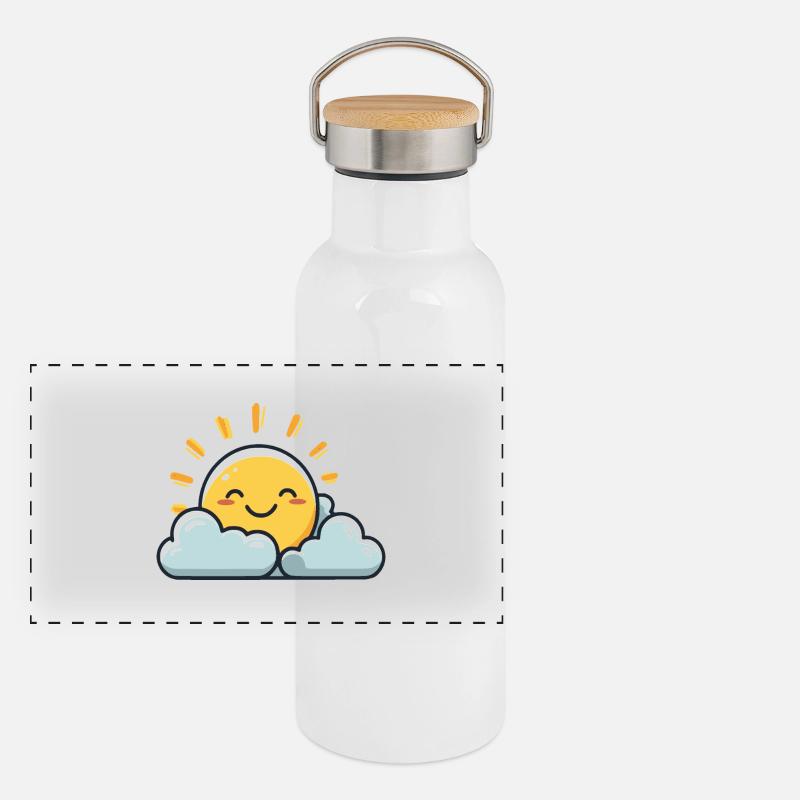Sunshine Panoramic Thermal Bottle with Bamboo Lid
