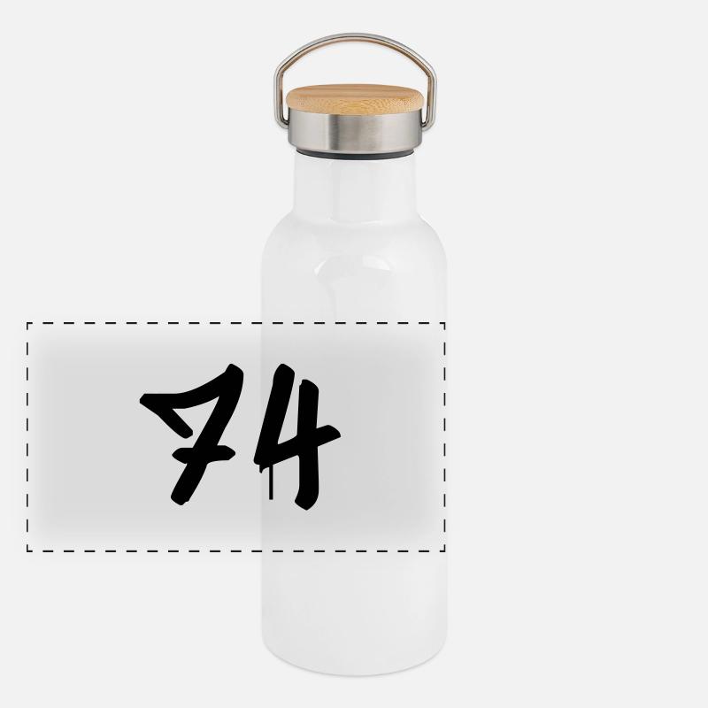 Graffiti : 74 Panoramic Thermal Bottle with Bamboo Lid