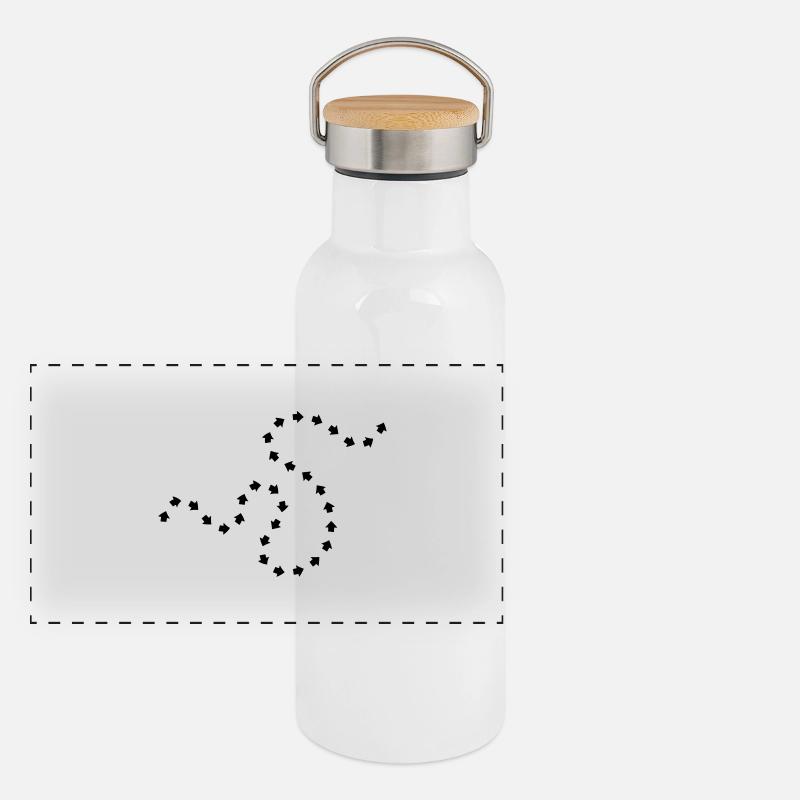 weg_f1 Panorama Thermosflasche mit Bambusdeckel