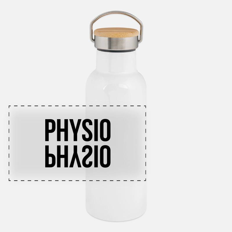 Physio Panorama Thermosflasche mit Bambusdeckel
