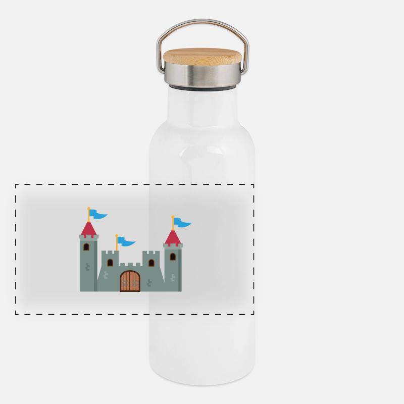 Castle Panoramic Thermal Bottle with Bamboo Lid
