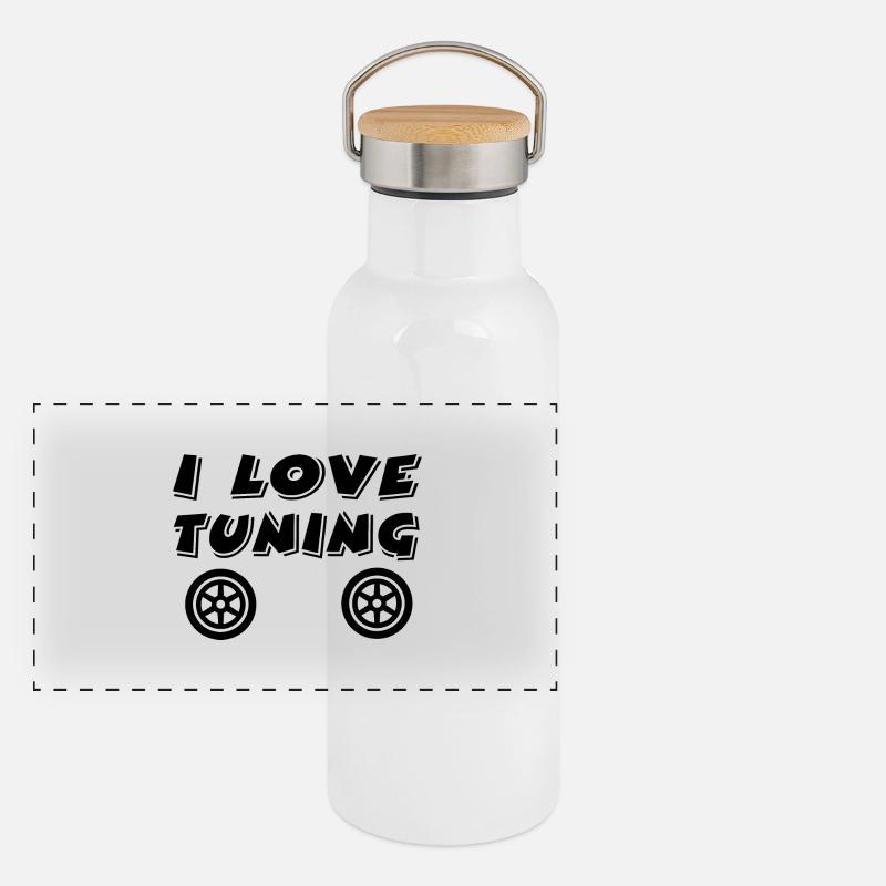 Réglage Gourde isotherme avec bouchon en bambou