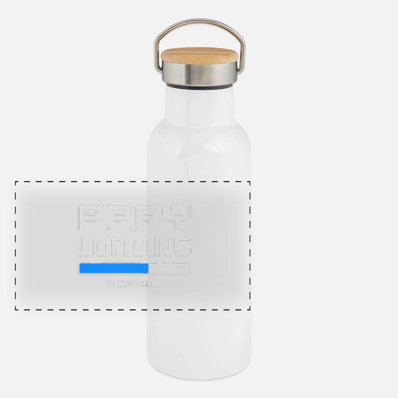 papy-loading Gourde isotherme avec bouchon en bambou