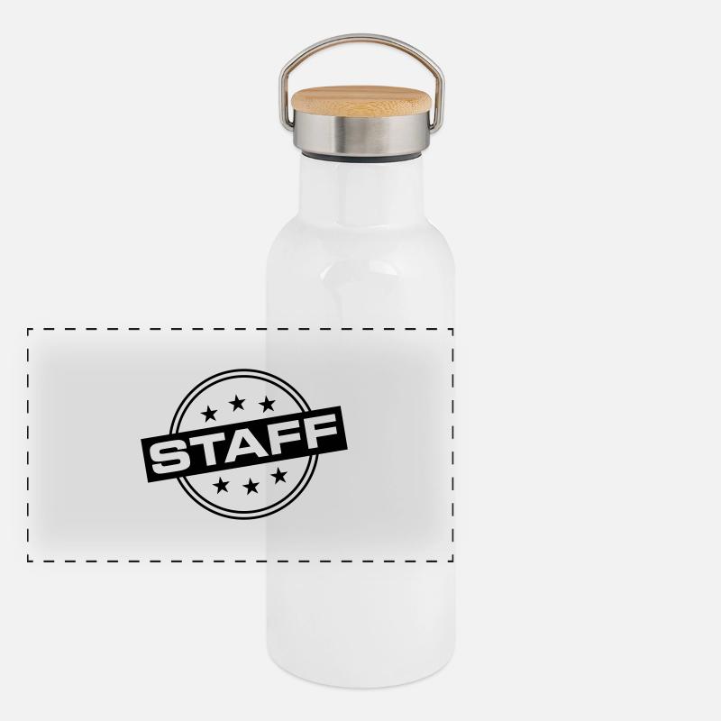 Staff Panoramic Thermal Bottle with Bamboo Lid