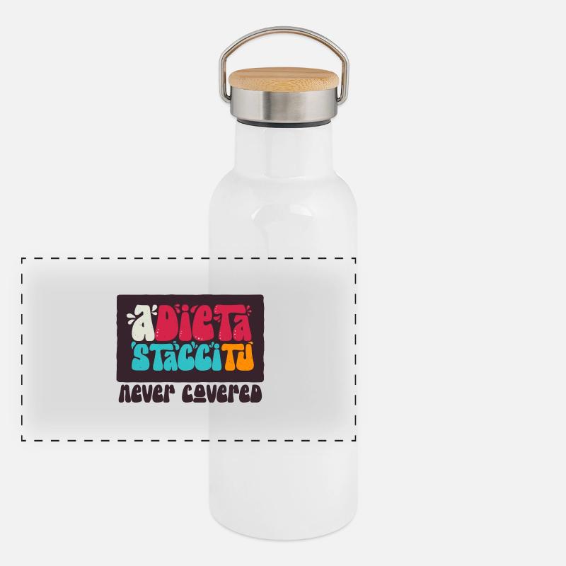 Le régime Stacci Tu Gourde isotherme avec bouchon en bambou